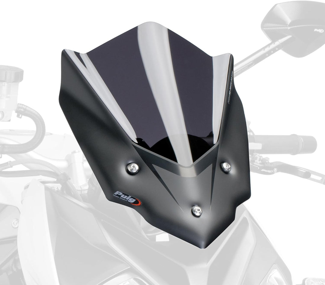 Puig 7040F Racingscheibe für BMW S1000 R 2014, Dunkel getönt, Medium Stark Getönt, Stark Getönt