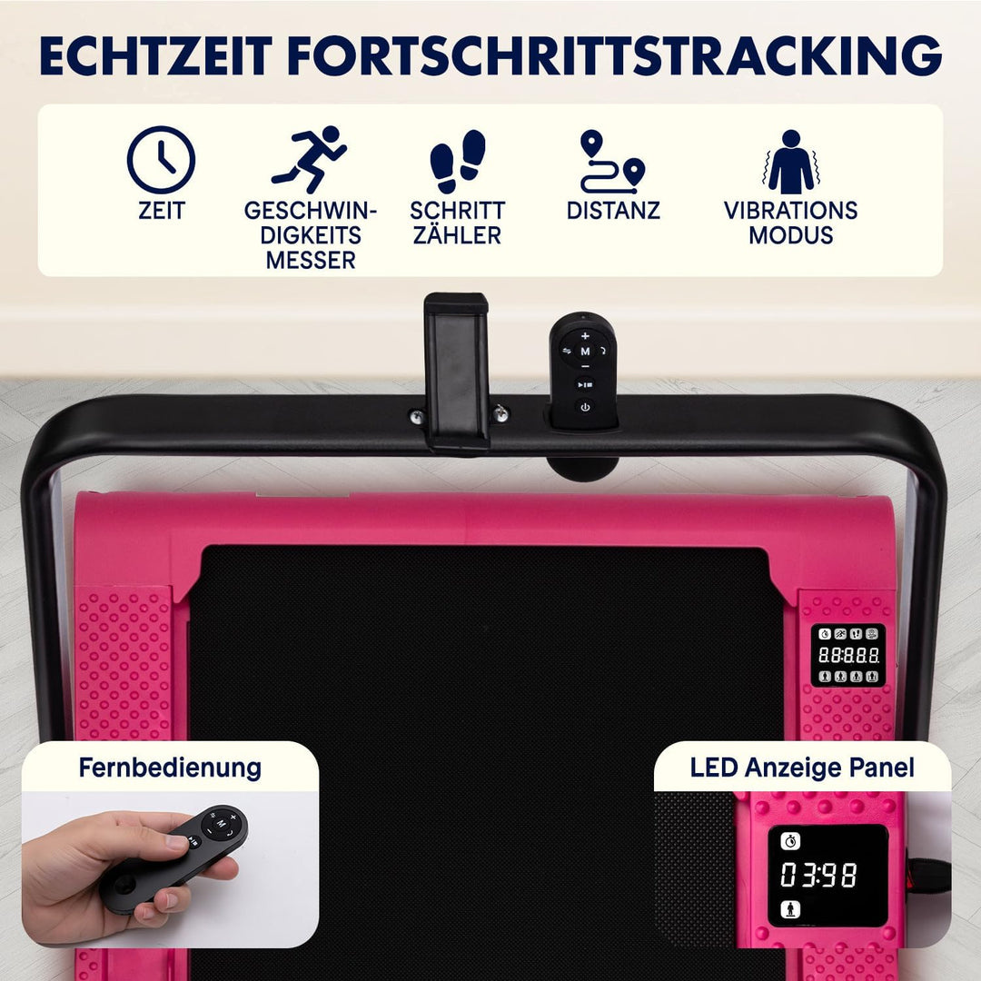 SQUATZ Walking Pad Laufband mit Vibrationsplatte, klappbares Laufband für Zuhause und Home Office, F