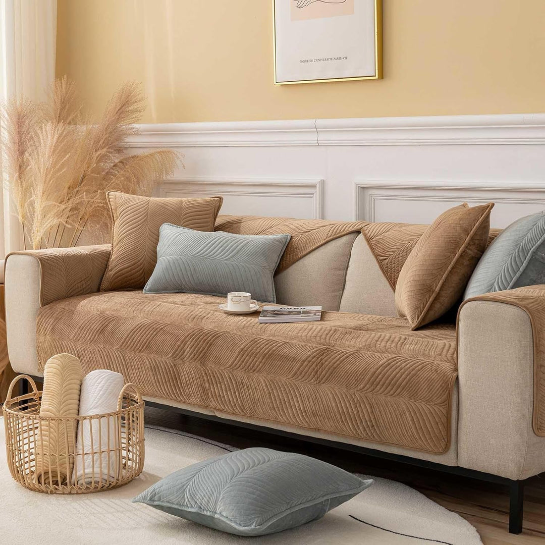 MTHGH Sofabezug Ecksofa l Form Wasserdicht，sofaschoner rutschfest Hund Katze Couch Überzug Ecksofa u