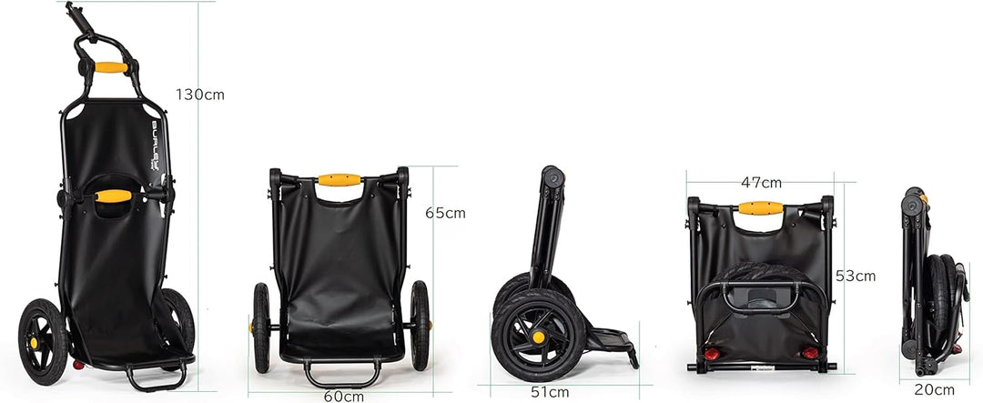 Burley Travoy Lastenanhänger hellgrau