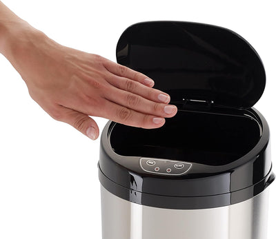Echtwerk Abfalleimer, Mülleimer mit Sensor, Touchless Abfalleimer, elektrischer Müllbehälter, Infrar