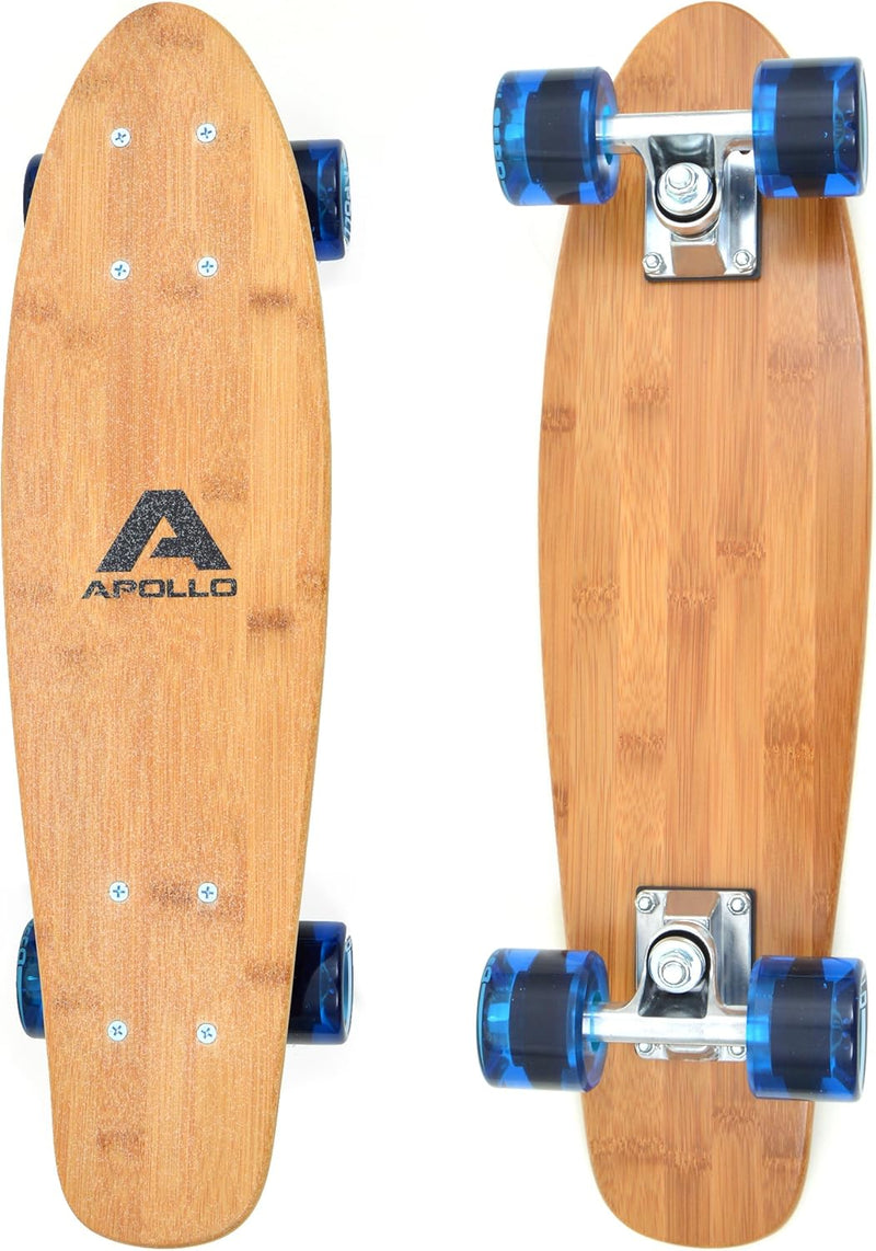 Apollo Fancy Skateboard, Vintage Mini Cruiser | Komplett, 22.5inch | Mini-Board mit Holz Deck | Mini