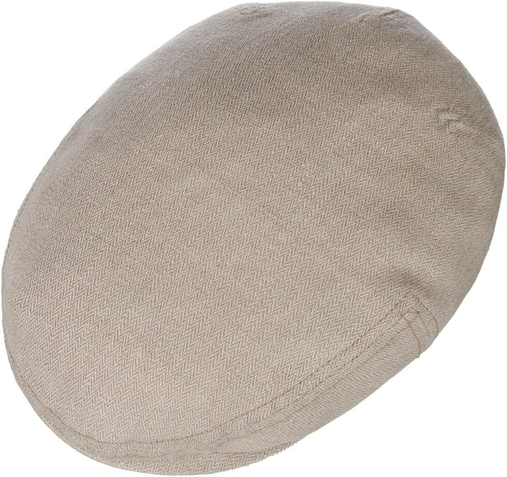 Stetson Kent New Sustainable Leinen Flatcap - Einfarbige Mütze - Klassische Schiebermütze - Unifarbe