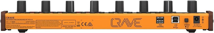 Behringer CRAVE Analog Synthesizer Analog Semi-Modular Synthesizer with 3340 VCO, Classic Ladder Fil