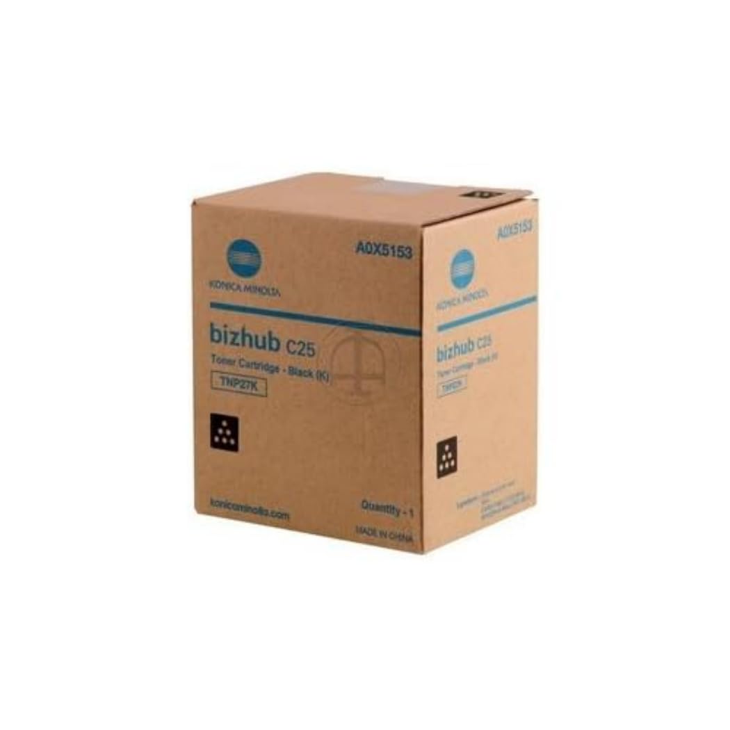 MINOLTA/QMS A0X5153 Original Toner TNP-27K für Konica Bizhub C25 schwarz