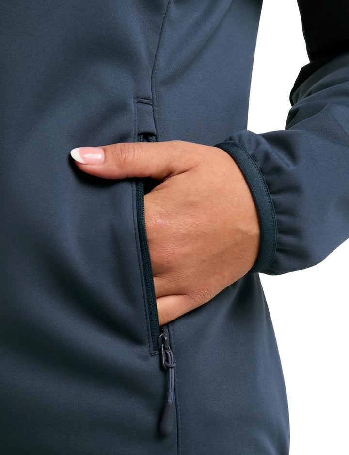 Jack Wolfskin Damen Windhain Hoody W Softshelljacke XS midnight sky, XS midnight sky