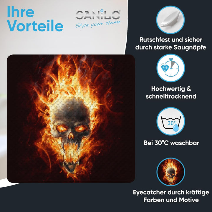 Sanilo Badematte 53 x 53 cm, rutschfeste Duschmatte für Dusche und Badewanne, Antirutschmatte maschi