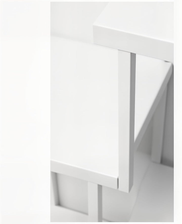 Pflanzregal Wand - Blumenhalter Hängend - RIPIANI Metal Moderne Wand Deko (Weiss, 38x20x80) Weiss 38