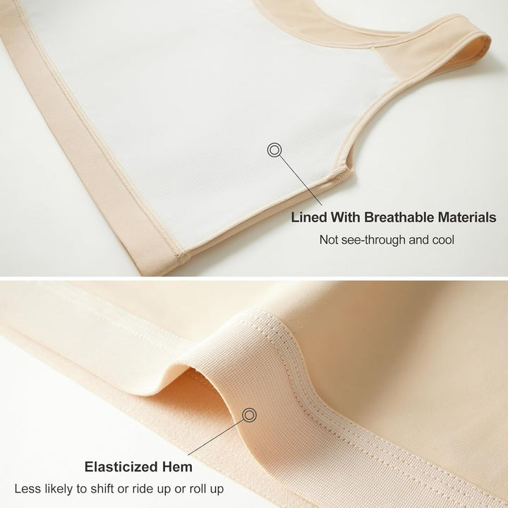 Brust Binder für damen Transgender FTM Trans Atmungsaktiv Half Kompression Binder (K, XXL)