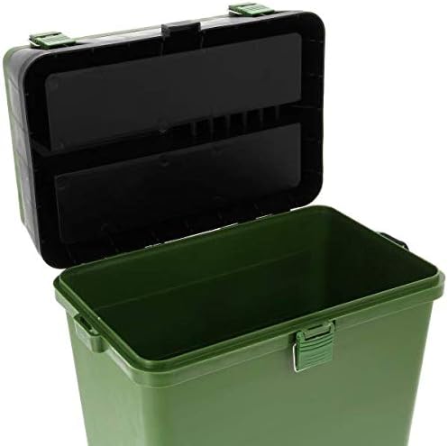 G8DS® Seatbox Sitzbox inklusive Staufächer im Deckel und Schultergurt Karpfenangeln Camping Outdoor