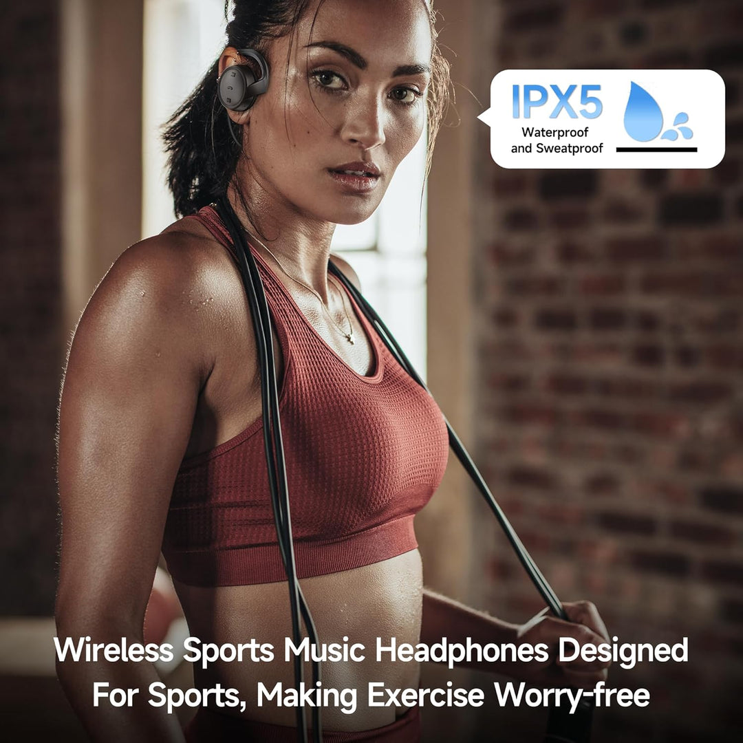 Bluetooth Kopfhörer On Ear Kabellose Kopfhörer Sport mit Sprachanruf/HiFi Stereo Mikrofon,Headset Bl