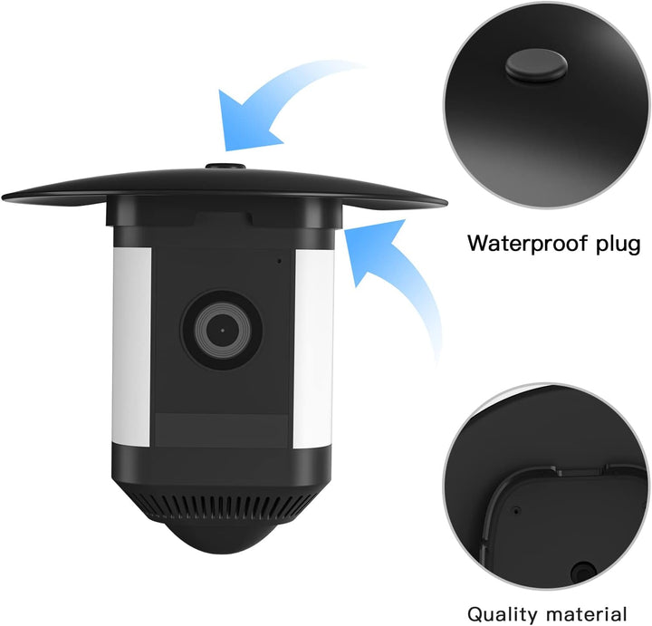 HOLACA Sonnenschutz Halterung, Regenschutz Abdeckung, Kompatibel Mit Spotlight Kamera Plus