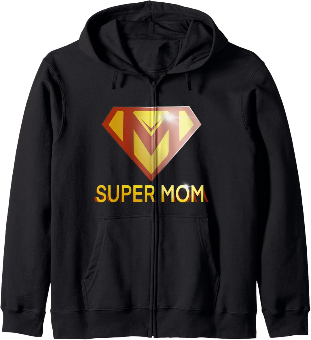 Damen "Supermom" Beste Mutter Mama Muttertags Geschenk Idee Kapuzenjacke
