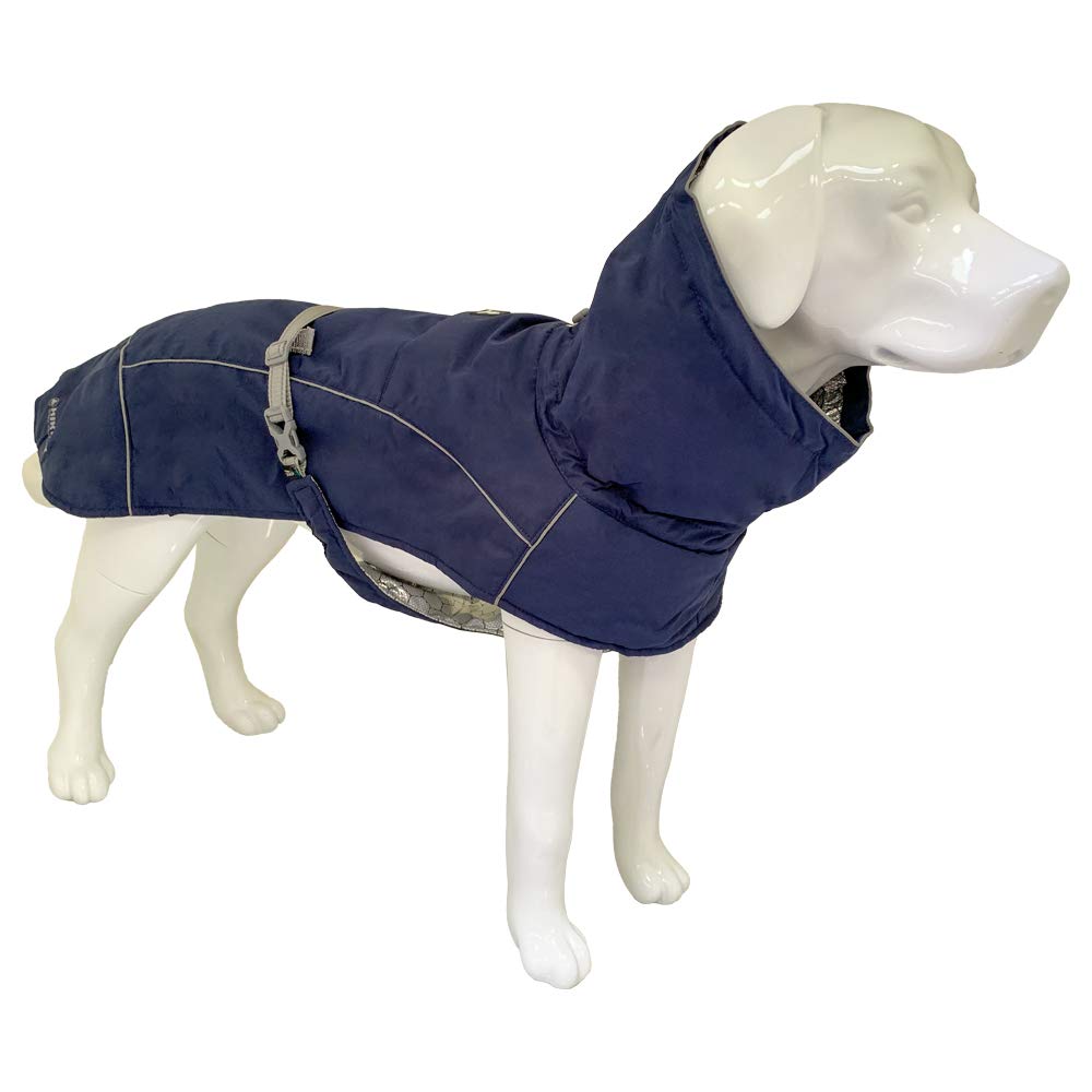 Croci Hiking Hundemantel, wasserdicht, für Hunde, Makalu, wärmeregulierendes Futter, Dunkelblau, 70
