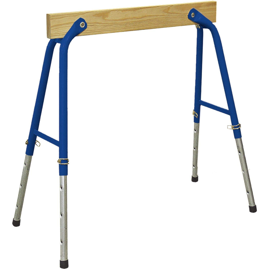 GREIS & KNOBLAUCH 95019 Klappbock Holz/Stahl verstellbar von 620 bis 910 mm Tragkraft 350 kg