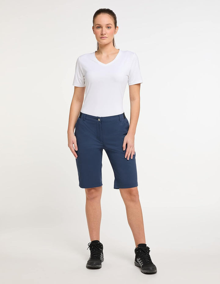 HOT sportswear Damen Wanderhose Ottawa Bermuda 44 Denim Blue, 44 Denim Blue