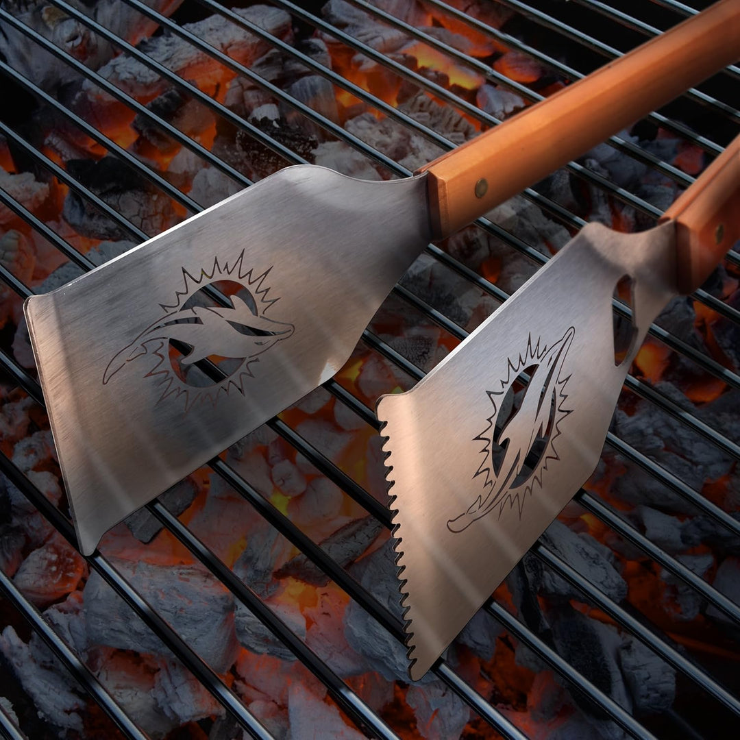 YouTheFan Sportula 45,7 cm Edelstahl Grill-A-Tongs, Baltimore Ravens, Maple, 18 3/8" x 3 1/8", Balti
