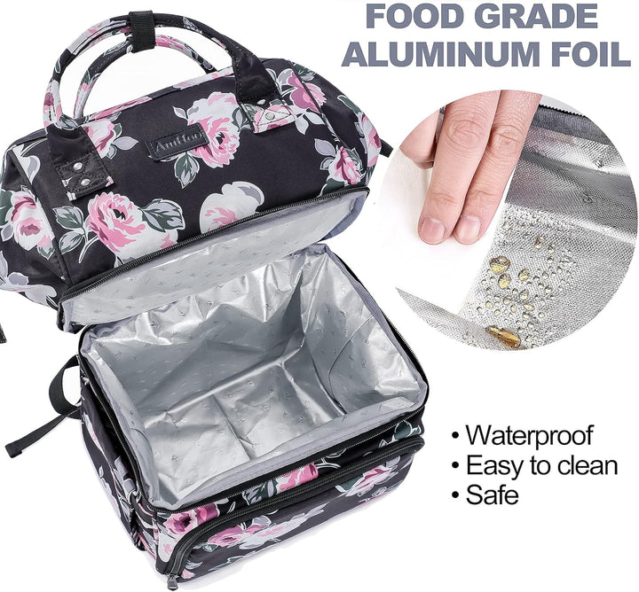 AmHoo Lunch Tasche Kühltasche Klein 15L Thermotasche Wasserdichte Lunchtasche Isoliertasche Picknick