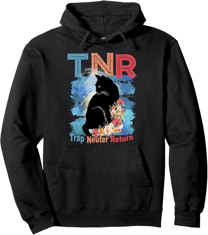 TNR Trap Neuter Return Feral Cat Advocate Cat Lover Pullover Hoodie