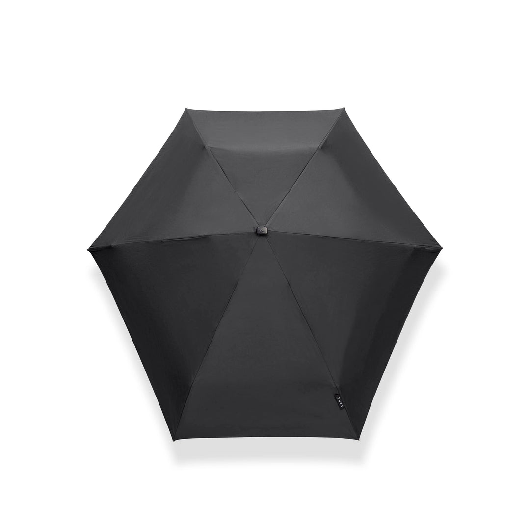 Senz 1010-0900 Micro Faltbarer Regenschirm Pure Black, Schwarz