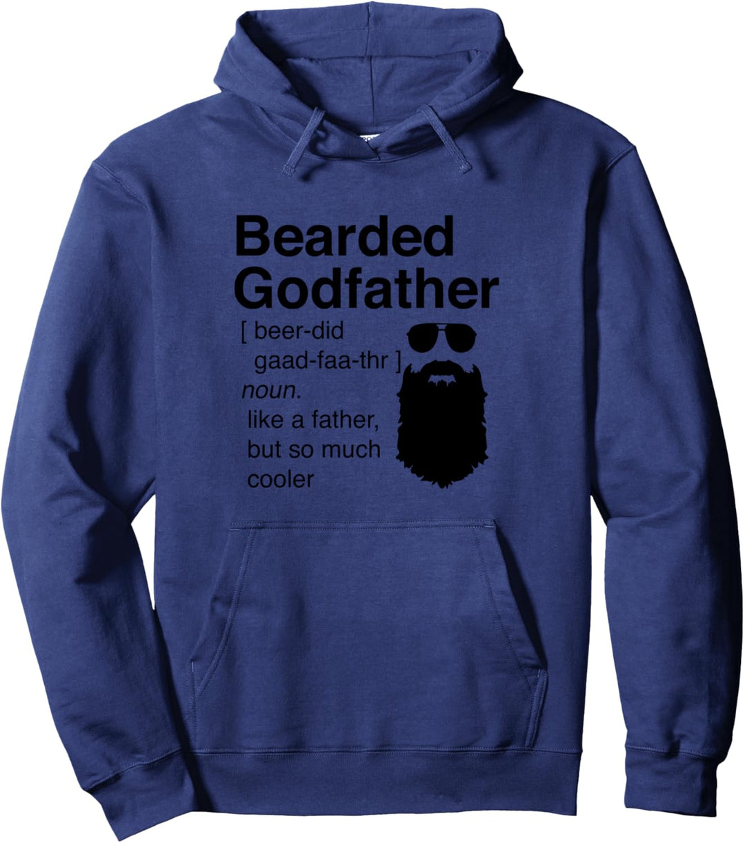 Bärtiger Pate wie ein Vater, aber so viel cooler Pullover Hoodie