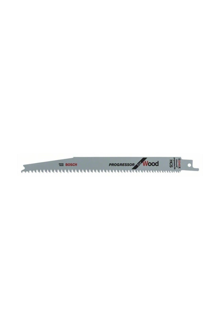 Bosch Professional 25 Stück Säbelsägeblatt S 2345 X Progressor for Wood (für Holz, 200 x 19 x 1,25 m