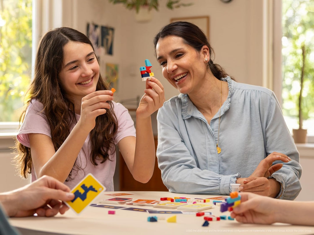 Asmodee Brick Like This! Das offizielle Lego-Partyspiel - Schnelles, lustiges Bauspiel für Familien,