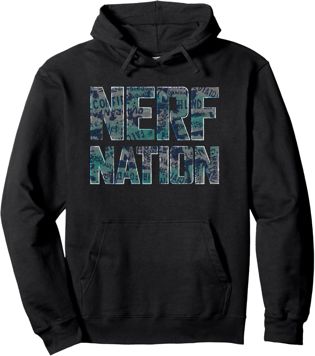 Nerf Nation Text Fill Pullover Hoodie