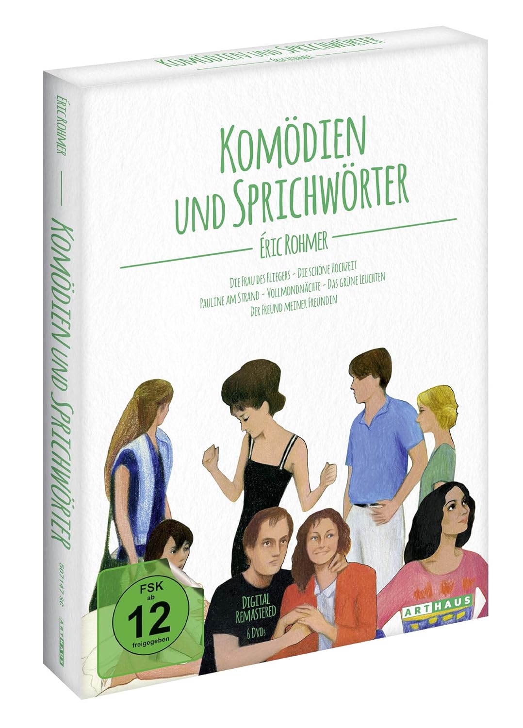 Eric Rohmer - Komödien und Sprichwörter [6 DVDs] [Digital Remastered], DVD