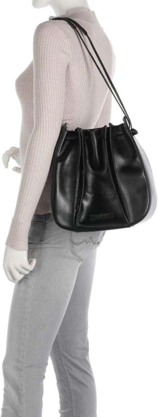 The Bridge Damen-Tasche 4411315H Schwarz Eimer Umhängetasche Camilla