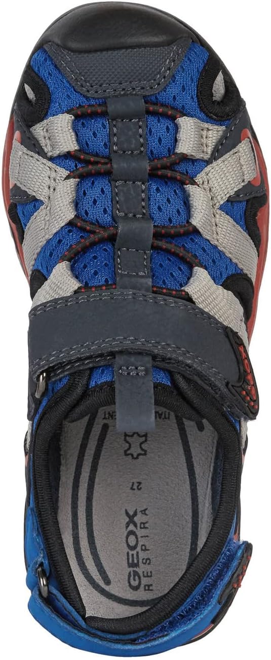 Geox Jungen J Borealis Boy B Sandalen 31 EU Royal Red, 31 EU Royal Red