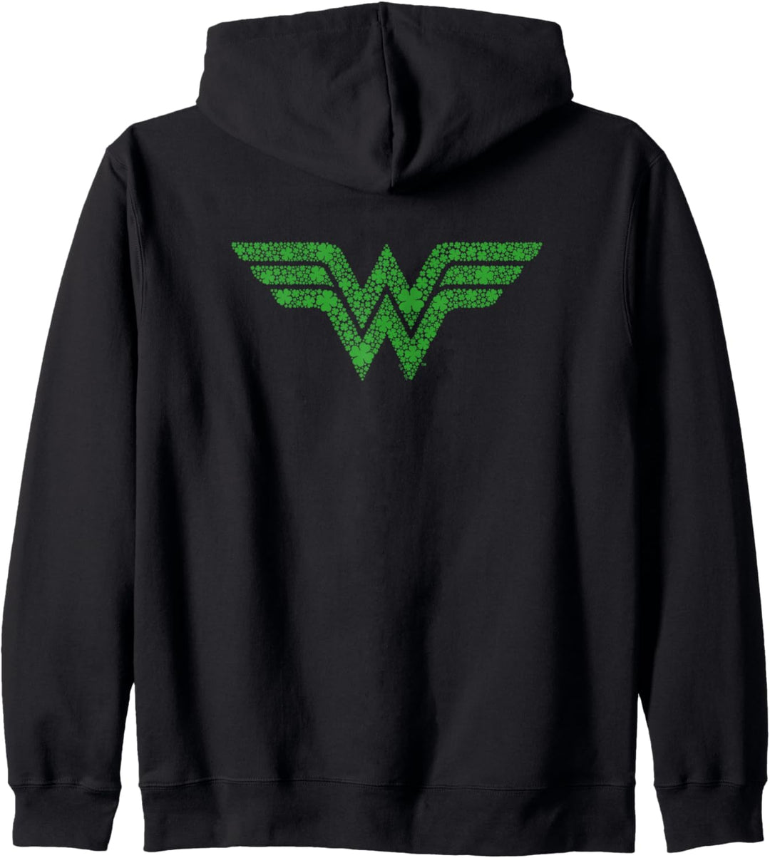 Wonder Woman St. Patrick's Day Shamrock Logo Kapuzenjacke