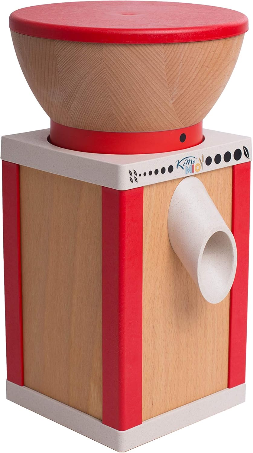 KoMo KoMoMio Getreidemühle rot (400 Watt, innovative Materialien) 16,5 x 16 x 37,5