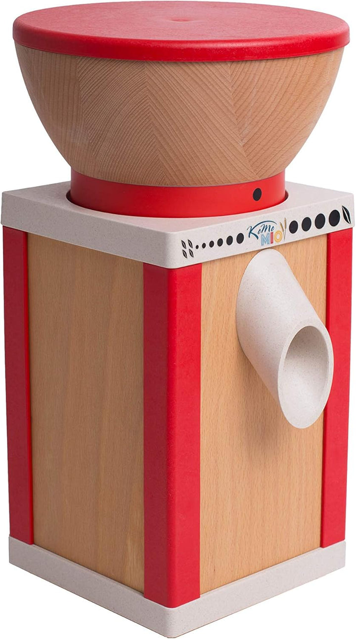 KoMo KoMoMio Getreidemühle rot (400 Watt, innovative Materialien) 16,5 x 16 x 37,5