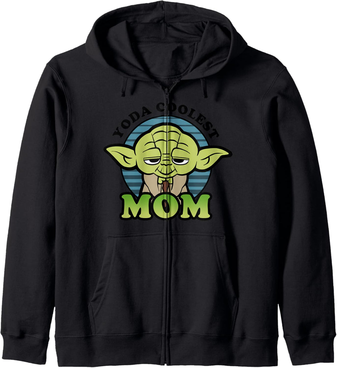 Star Wars Yoda Coolest Mom Cartoon Kapuzenjacke