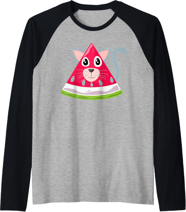 Melone Sommer Urlaub - Wassermelone Raglan