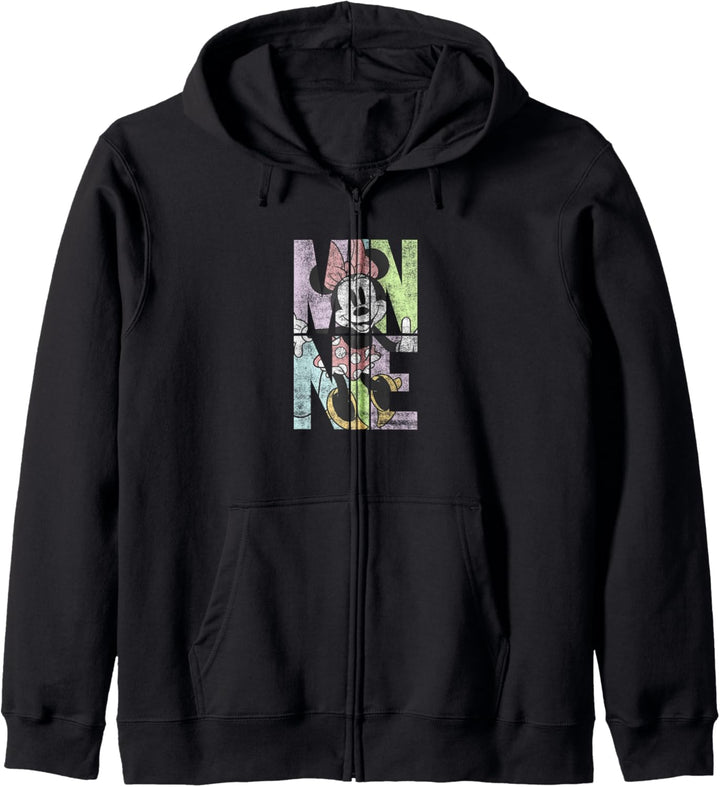 Disney Minnie Dancing Letter Art Fill Kapuzenjacke