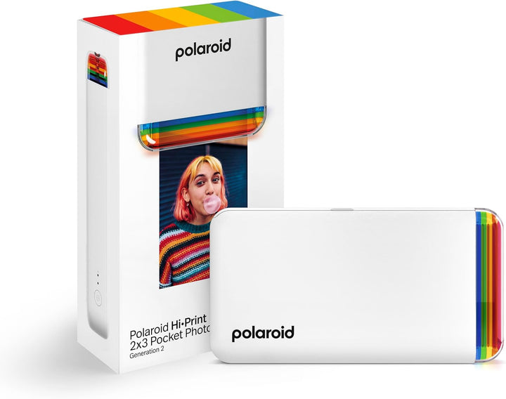 Polaroid Hi-Print - 2nd Generation - Bluetooth-verbundener 2x3 Pocket Photo- und Dye-Sub-Drucker - W