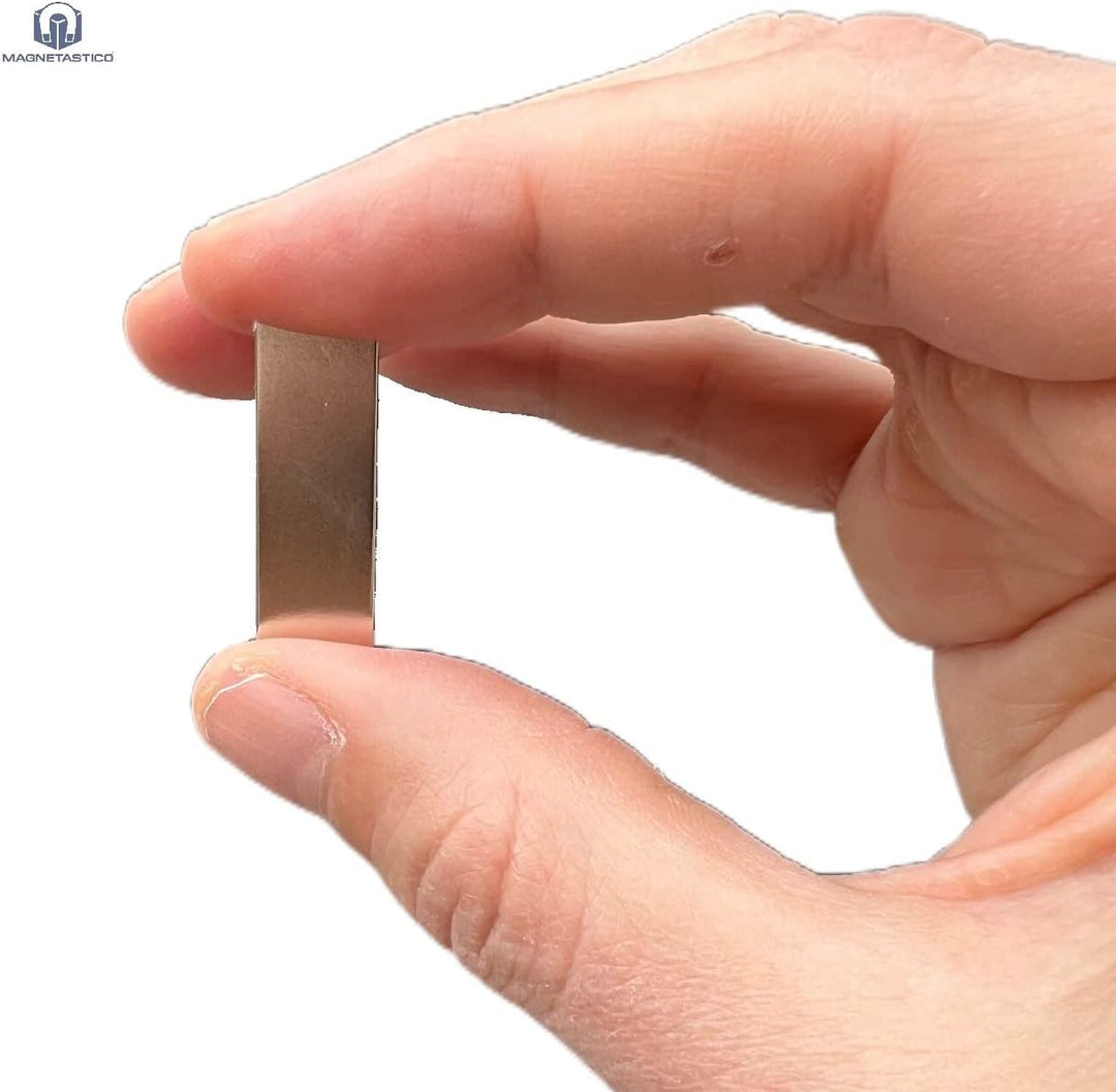 Magnetastico® | 40 Stück Selbstklebende Neodym Magnete N52 Rechteck 20x10x1 mm | Starke Klebemagnete