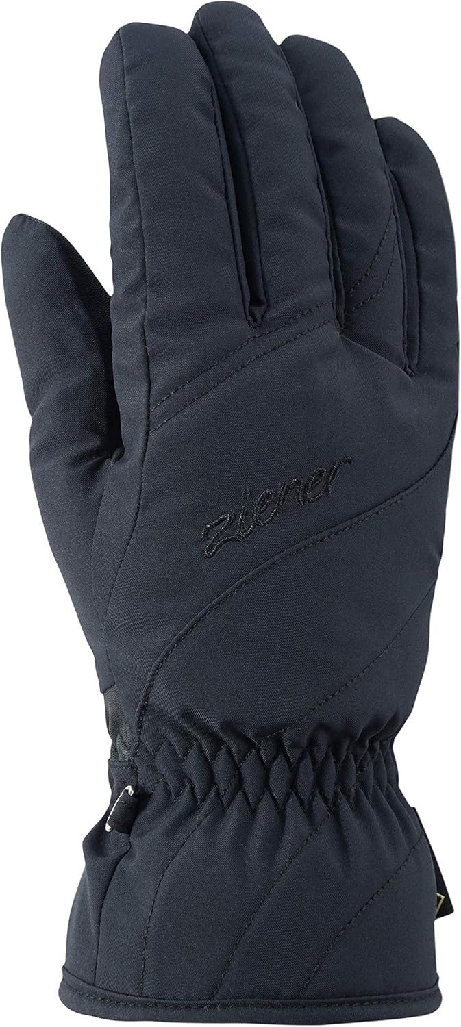Ziener Damen KIMAL GTX LADY glove Ski-Handschuhe/Wintersport | wasserdicht, atmungsaktiv, Black, 6 7