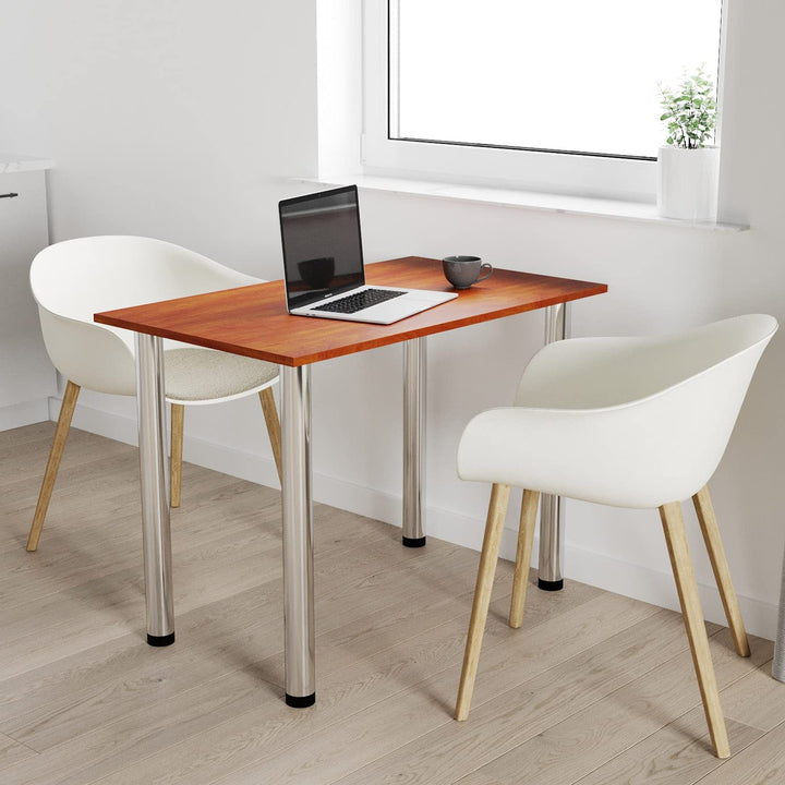 mikon 80x35 | Esszimmertisch - Esstisch - Tisch mit Chrombeinen - Küchentisch - Bürotisch | Locarno
