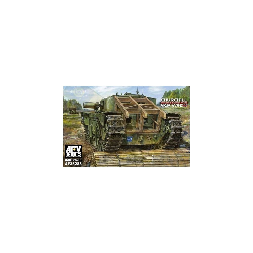 Unbekannt AFV-Club AF25288 - Modellbausatz Churchill MK IV AVRE W/ Fascine Carrier