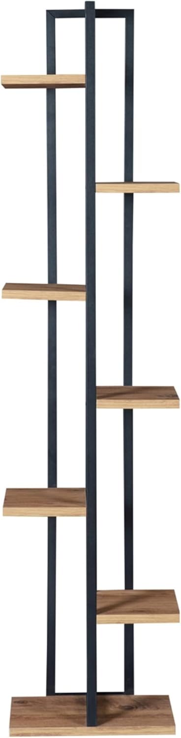 [en.casa] Blumenständer Somero 7 Ebenen Blumenregal 150 x 34 x 21 cm Pflanzenständer Indoor Pflanzen