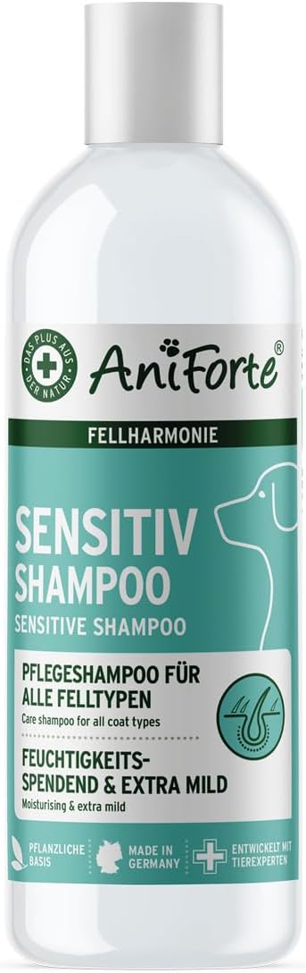 AniForte Fellharmonie Hundeshampoo Sensitiv mit Aloe Vera 200ml – Für leicht kämmbares Fell & Vitale