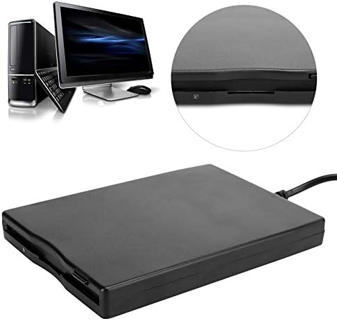 3.5" USB Floppy Drive, Portable External Diskettenlaufwerk, Ultra Thin Floppy Reader, 12 Mbps, 250 K