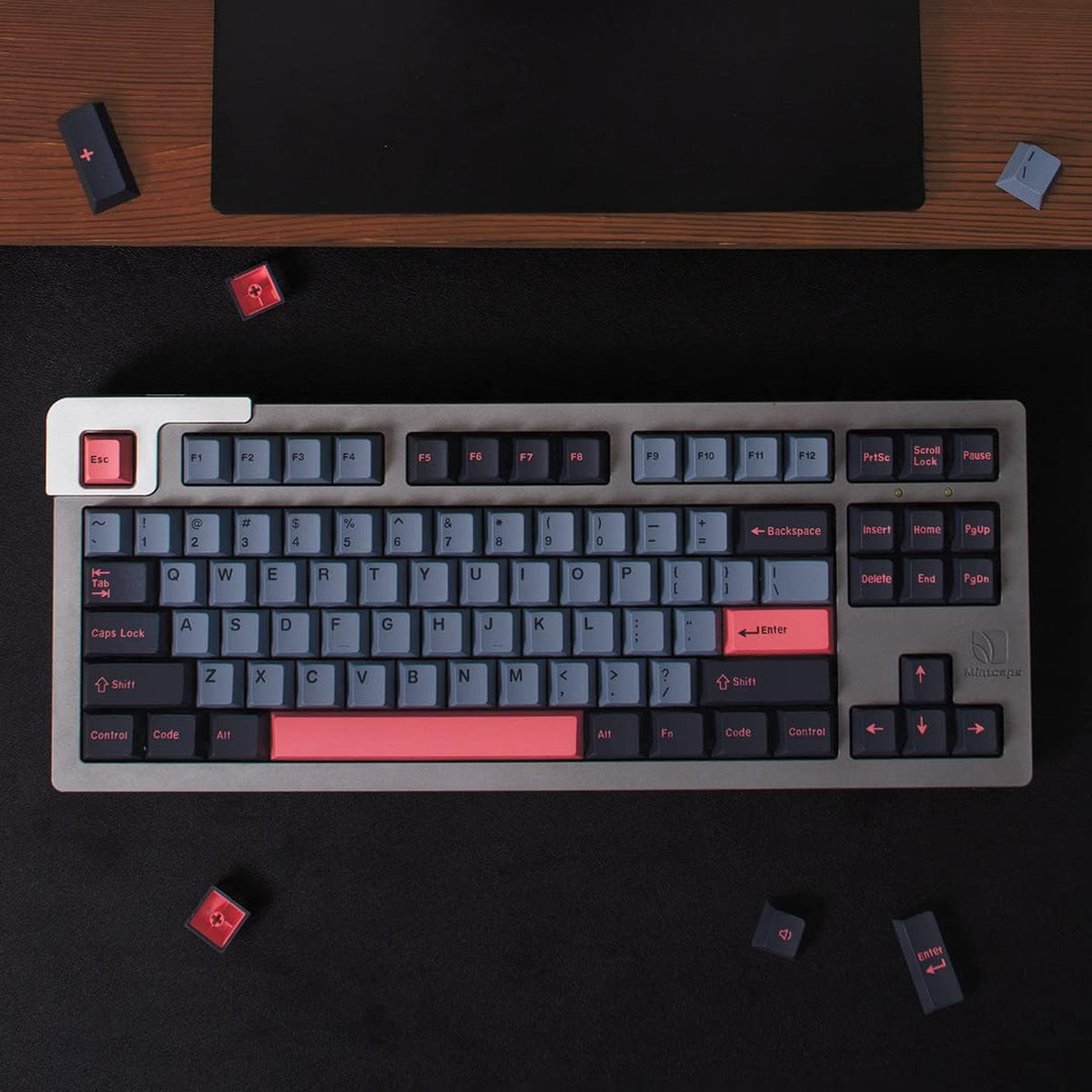 8008 Tastenkappen, 172 Tasten, Cherry Profile Doubleshot, Tastenkappen-Set passend für 60%, 65%, 95%