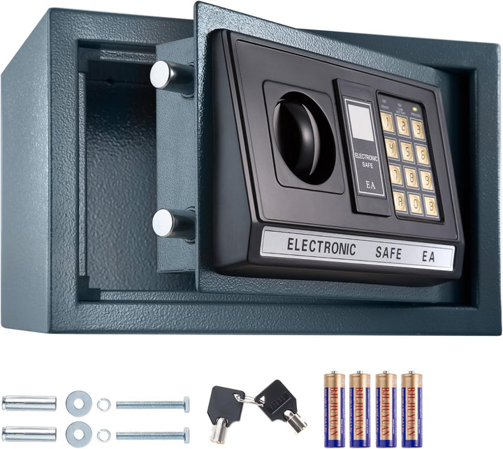 TecTake® Massiver Elektronischer Safe Tresor 20 X 31 X 22cm 4,6 kg schwarz inklusive 4 Batterien