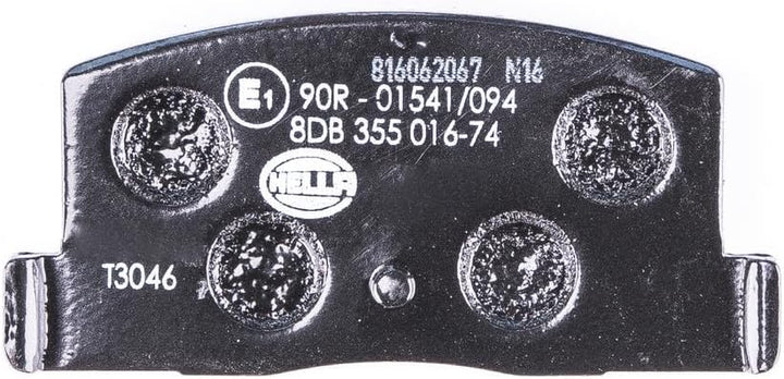 HELLA PAGID 8DB 355 016-741 Bremsbelagsatz - T3046 - Dicke/Stärke: 15.3mm - Bremssystem: Akebono - m