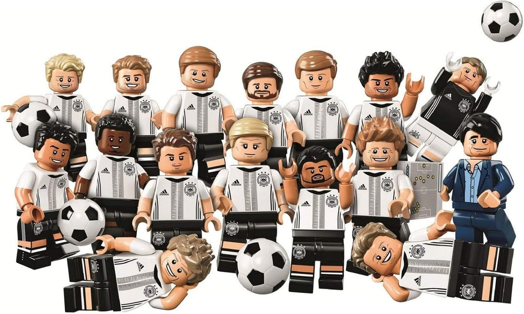 Lego 61025 mit 71014 minifiguren Display 60 Sammelfiguren Fussball DFB ungeöffnet