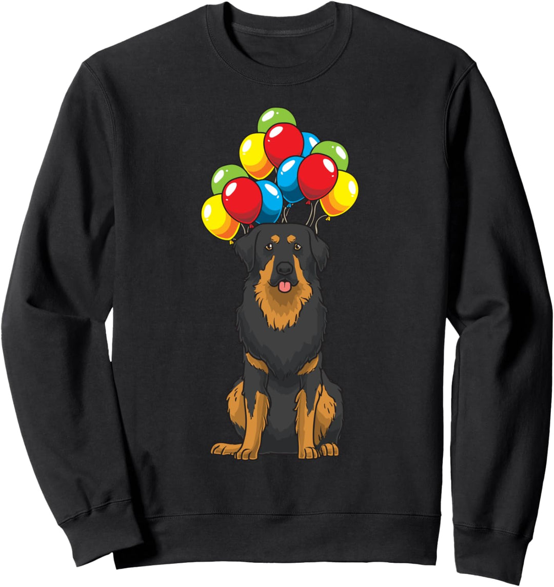 Hovawart Hund mit Luftballons lustig Sweatshirt